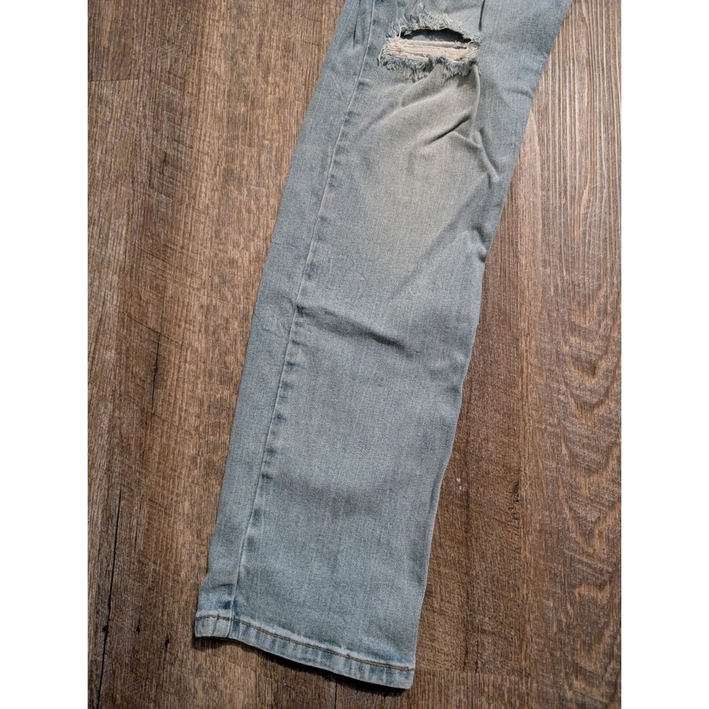 Levis 511 Slim Fit Mens 38/34 Lot of 2 Light Wash Ripped Distressed Denim Jeans - Picture 2 of 16
